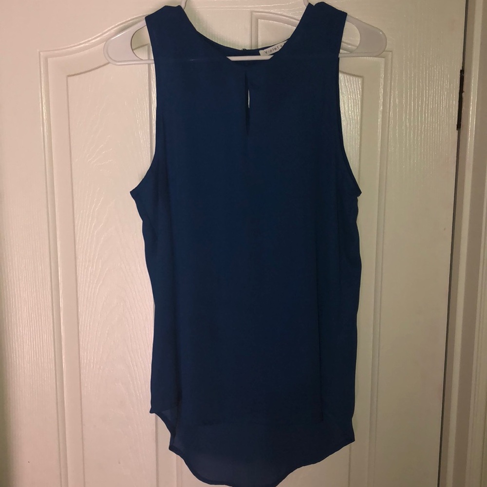 Violet + Claire royal blue